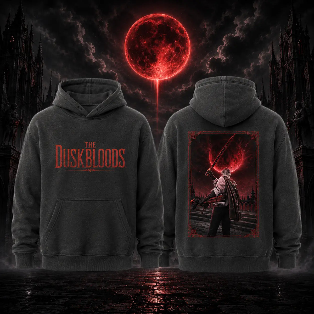 The Duskbloods Gray Hoodie