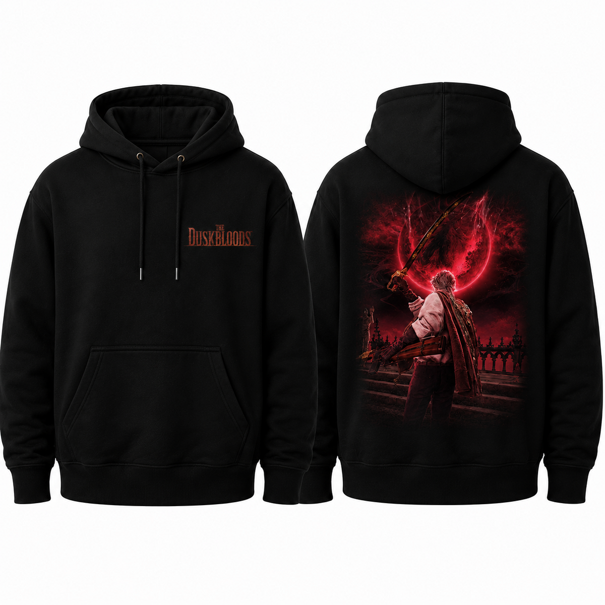 The Duskbloods Crimson Moon Warrior Hoodie