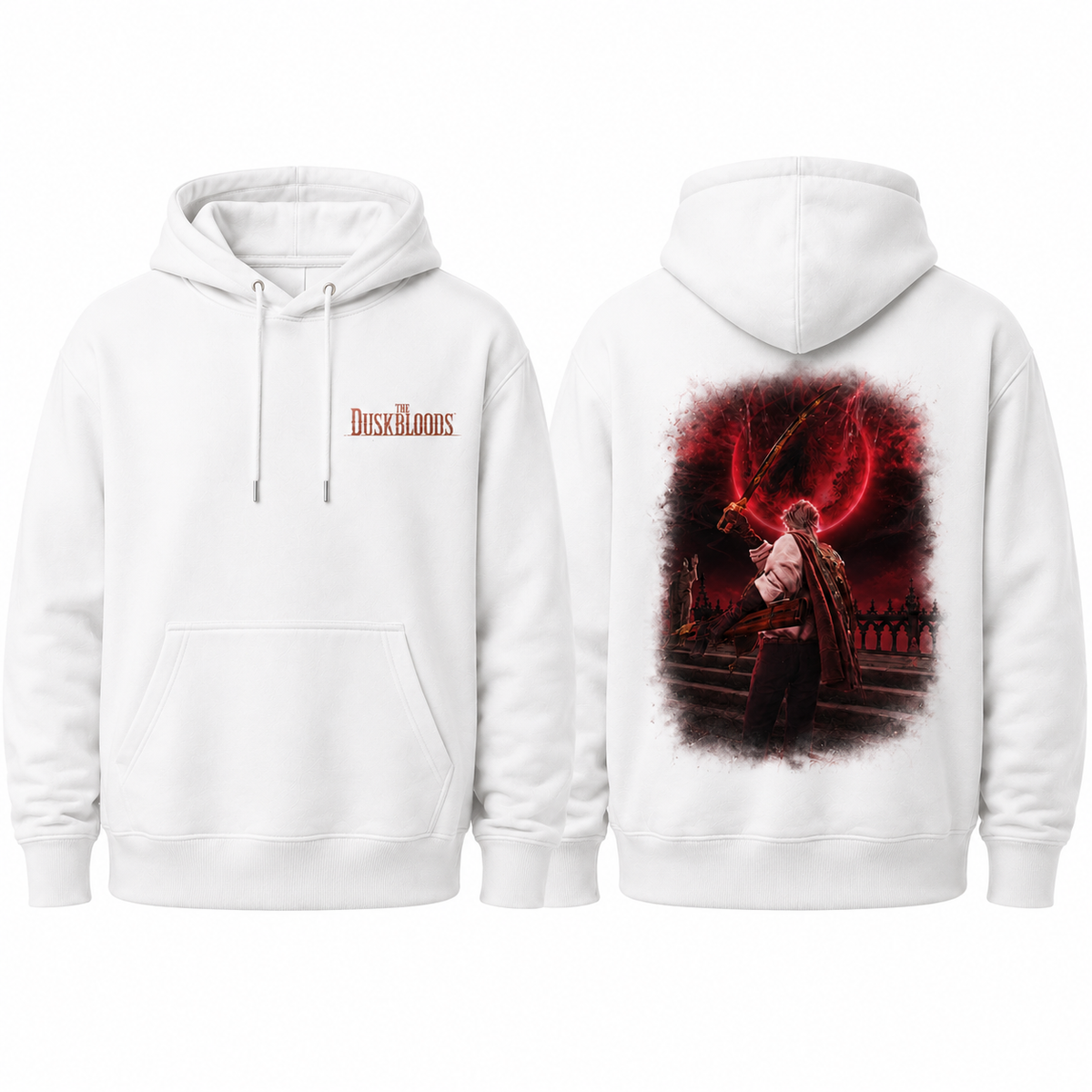 The Duskbloods Crimson Moon Warrior Hoodie
